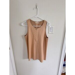 COS 100% Genuine Leather Tank Top Size 40